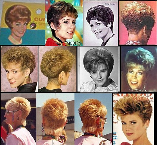 Bad Hairdos. Oh, the 80s 